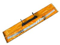 Profesjonalny Ostry Miecz Katana Ponury Żniwiarz Stal 1095 z Pochwą Stojakiem i Skrzynią Prezentową GXSW-05 - 7