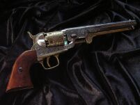KAPISZONOWY COLT REWOLWER NAVY USA 1851r. - REPLIKA BRONI (1040/L) - 2