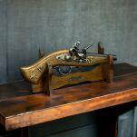 HISTORYCZNY HISZPAŃSKI PISTOLET SKAŁKOWY (W179) - 13