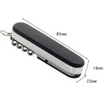 ZAPALNICZKA TAKTYCZNA SCYZORYK SURVIVAL CZARNA USB 5w1 DK-F4 - 2