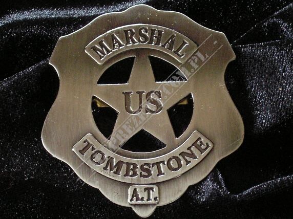 SHERIFF ABZEICHEN VON MARSHAL TOMBSTONE (105)