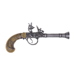 ANTYCZNY PISTOLET SKAŁKOWY Z XVIII W. (K1115) - 5