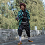 Miecz Katana Demon Slayer Kamado Tanjirous Drewniany JT10650 - 9