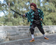 Miecz Katana Demon Slayer Kamado Tanjirous Drewniany JT10650 - 7