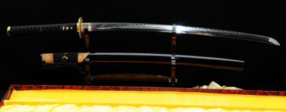 Samuraischwert KATANA, STAHL 1095, gehärteter Ton, R306